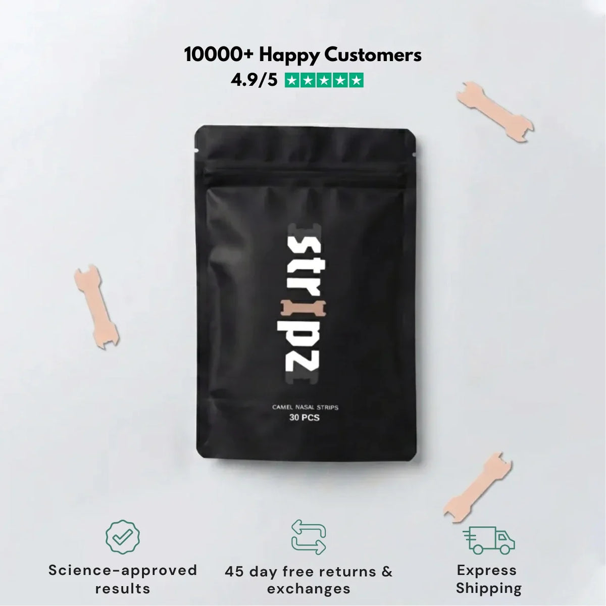 STRIPZ™ World's Strongest Nasal Strips