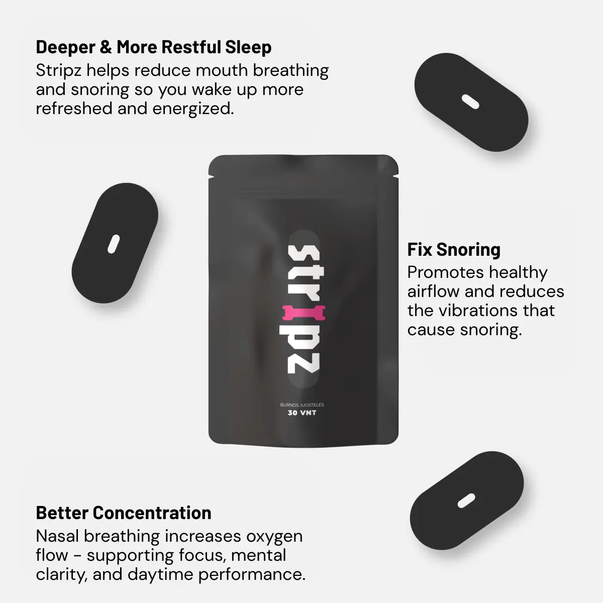 STRIPZ™ BreathFix Mouth Tape | BUY 1 - GET 1 FREE