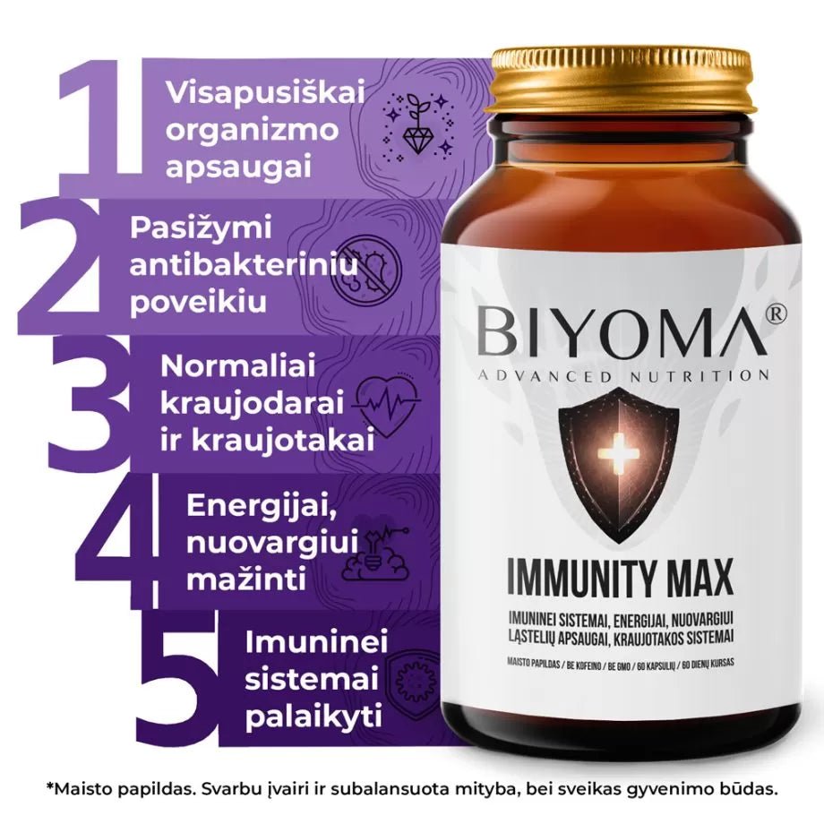 IMMUNITY MAX - Miegui ir sportui - STRIPZ